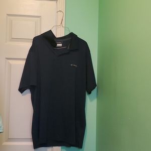 Navy blue xxl Columbia shirt short sleeved